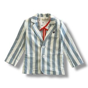 BillyBandit | Striped Cotton Blazer (3T) 🐙